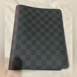Louis Vuitton Damier Graphite Agenda Notebook Cover 🖤